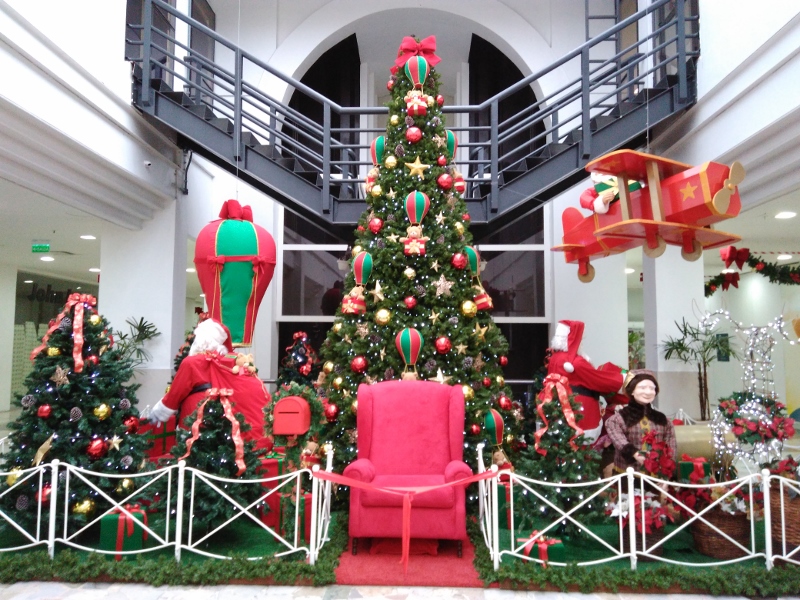 Rua da Praia Shopping em clima de Natal