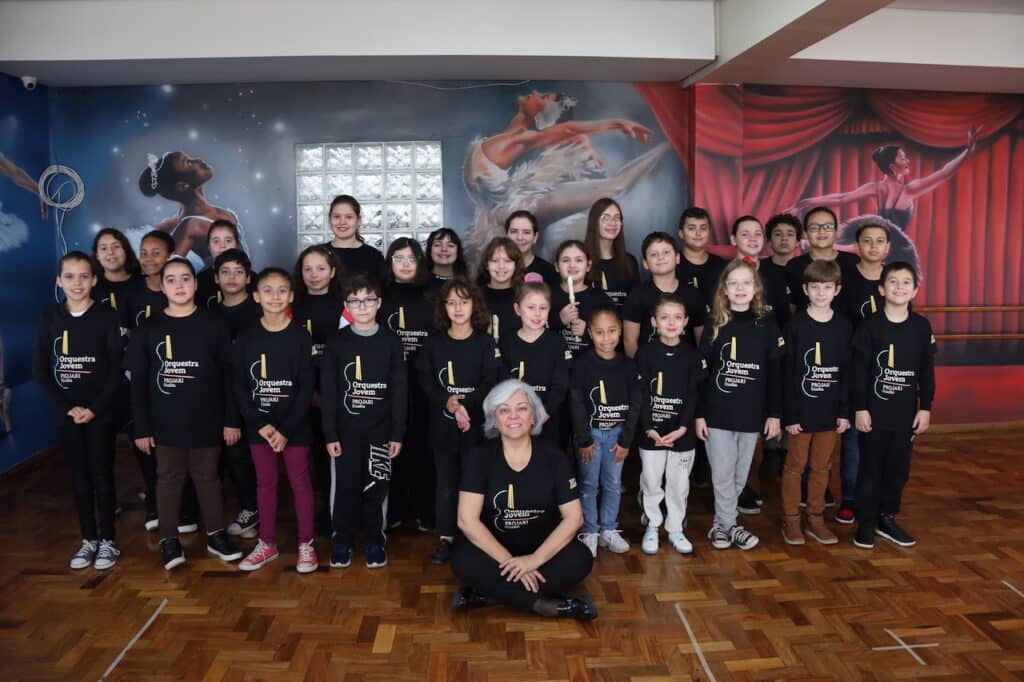 Orquestra Jovem e Ballet Projari realizam concerto didático em Guaíba (RS)